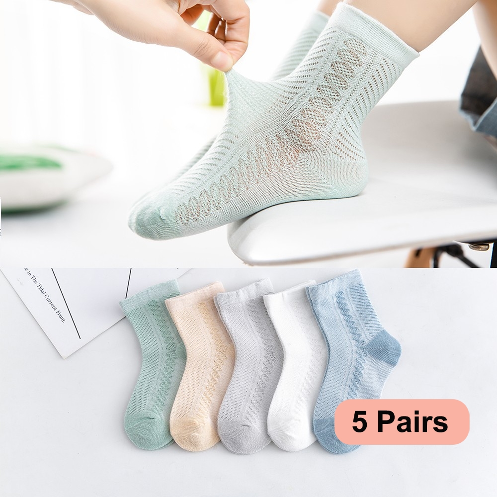 Baby Products For Summer - 5 пар/лот, детские носки от 0