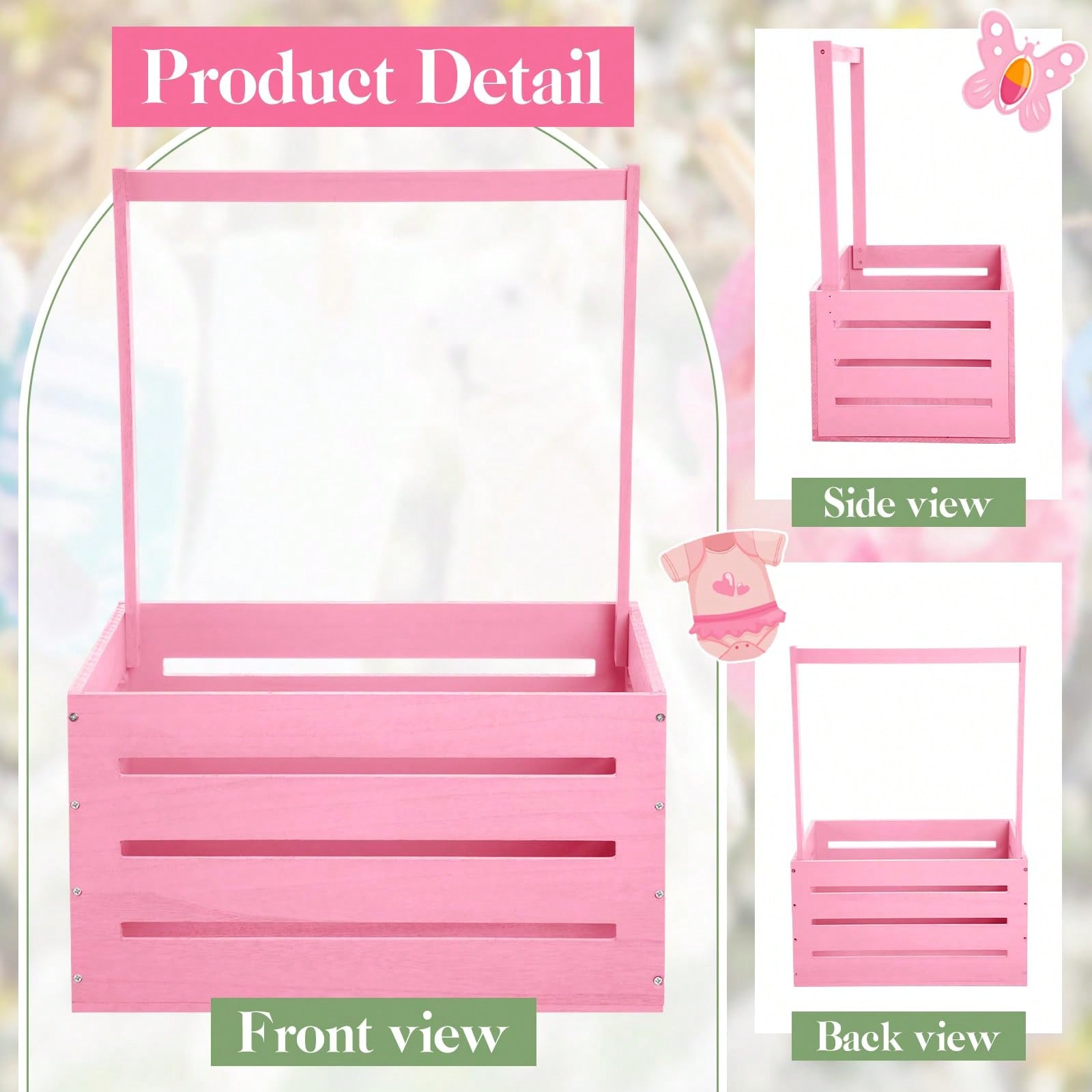 Деревянный ящик для детского д – обзор и цена Baby Products Hamper
