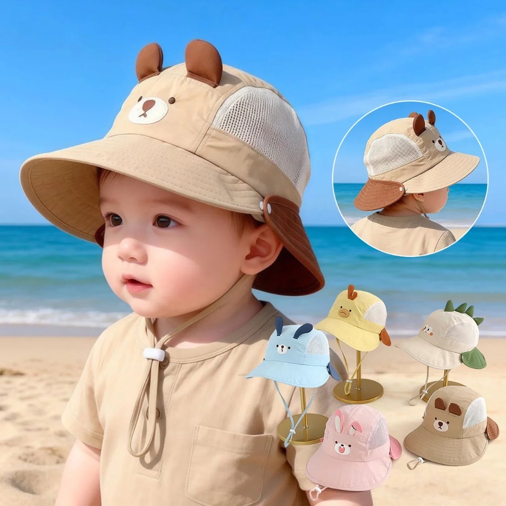 Милая детская пляжная шляпа с  – обзор и цена Baby Products For Summer